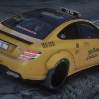 Mercedes C63 LibertyWalk TAXI | Debadged | Template