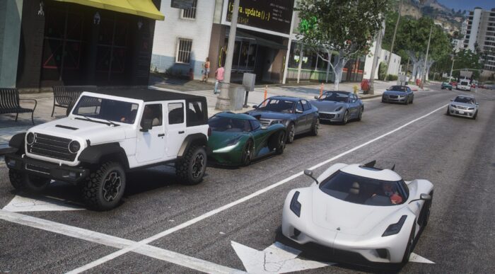 DLC Cars in Traffic
