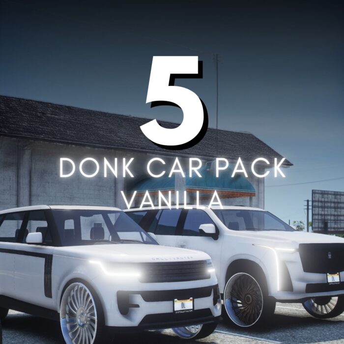 5donk.jpg Donk Vanilla Car Pack | 5 Vehicles | Templates