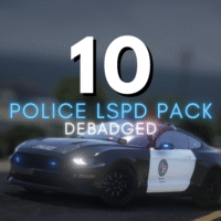 Debadged LSPD Pack | 10 Vehicles | Templates