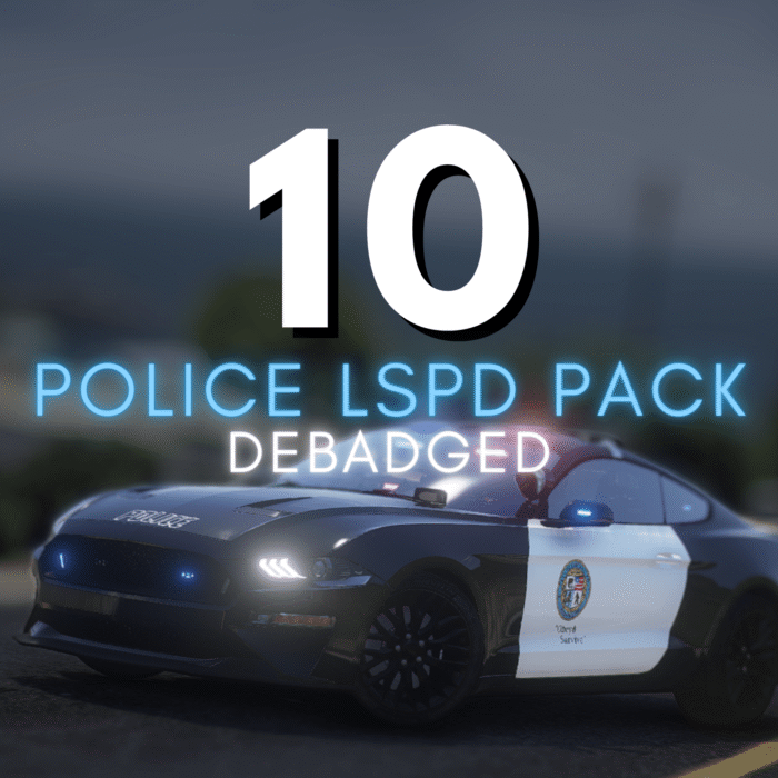 Debadged LSPD Pack | 10 Vehicles | Templates