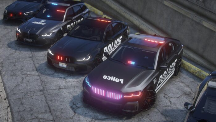 Debadged Police Pack | 10 Vehicles | Templates