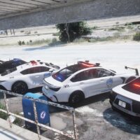 Highway Patrol Police Vanilla Car Pack | 5 Vehicles | Templates
