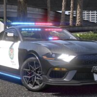 Ford Mustang Mach 1 Police | Debadged | Template