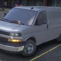 Chevrolet Express 3500 | Debadged | Template