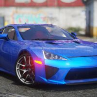 Lexus LFA | Debadged | Template | Tuning | Animated Spoiler