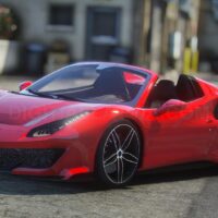 Ferrari 488 Pista Spider | Debadged | Template