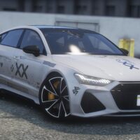Audi RS7 2023 Printstream | Debadged | Custom Sound | Template