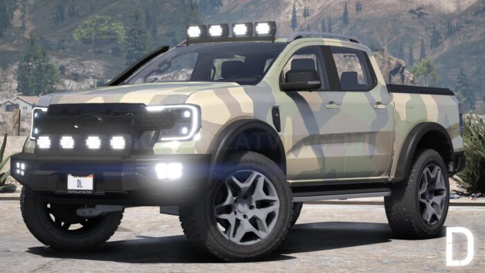 Ford Ranger Wildtrak 2023 | Debadged | Template
