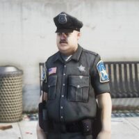 Fat Police Sheriff