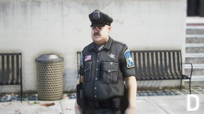 Fat Police Sheriff