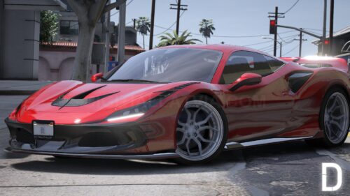 Ferrari F8 Tributo | Debadged | Template | Custom Sound
