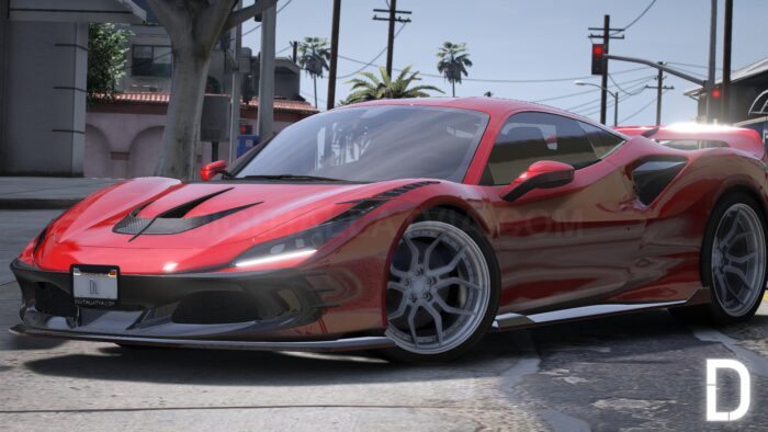 Ferrari F8 Tributo | Debadged | Template | Custom Sound