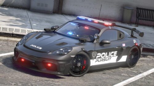 digitallatvia_1_c59fd9cb-3d18-486c-8cee-fd0d8ca95b35.jpg Porsche Cayman 718 GT4RS Police 2022 | Debadged | Template
