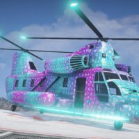 Cargobob Neon Helicopter