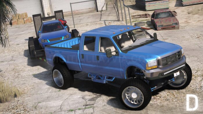 Ford F-350 Super Duty Truck + Trailer | Debadged