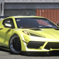 Chevrolet Corvette C8 | Debadged | Template