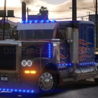 Peterbilt 379 Optimus Prime | Debadged | Template