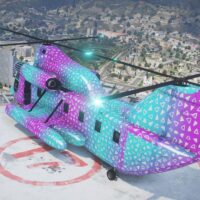 Cargobob Neon Helicopter