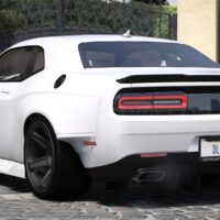 Dodge Challenger SRT Demon Widebody | Debadged | Template