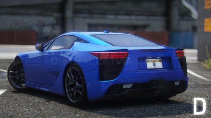 Lexus LFA | Debadged | Template | Tuning | Animated Spoiler