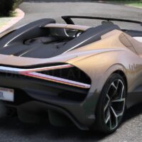 Bugatti W16 Mistral Roadster | Debadged