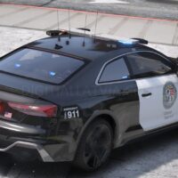 Audi RS5 Police 2022 | Debadged | Template