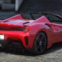 Ferrari 488 Pista Spider | Debadged | Template