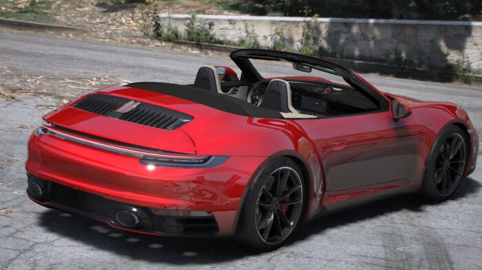 digitallatvia_2_b51d037e-67d0-4dc5-a362-f9d975fe5e7c.jpg Porsche 911 Carrera 4S Cabriolet 2020 | Debadged | Animated Roof