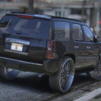 Chevrolet Tahoe LTZ 2014 Donk | Debadged | Template