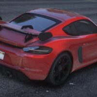 Porsche Cayman 718 GT4RS 2022 | Debadged | Template