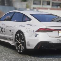 Audi RS7 2023 Printstream | Debadged | Custom Sound | Template