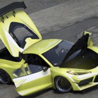 Chevrolet Corvette C8 | Debadged | Template