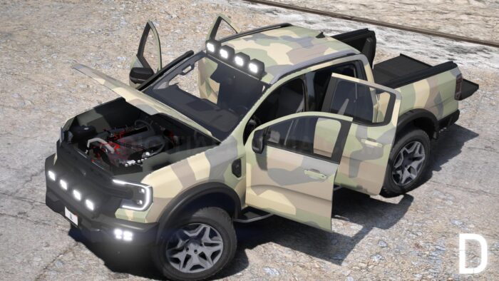 Ford Ranger Wildtrak 2023 | Debadged | Template