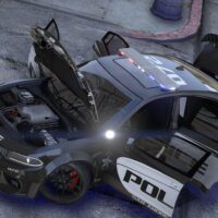 Dodge Charger SRT Hellcat Police | Debadged | Template