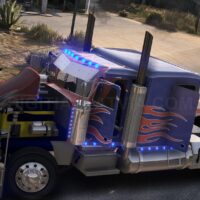 Peterbilt 379 Optimus Prime | Debadged | Template