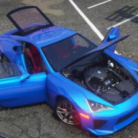 Lexus LFA | Debadged | Template | Tuning | Animated Spoiler