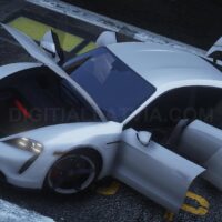 Porsche Taycan Turbo S 2021 | Debadged