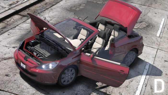 digitallatvia_3_b3ee4e09-f2a9-4831-a0c3-264954903fe2.jpg Peugeot 307 Coupe Cabriolet 2004 | Debadged | Animated Roof