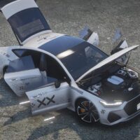 Audi RS7 2023 Printstream | Debadged | Custom Sound | Template