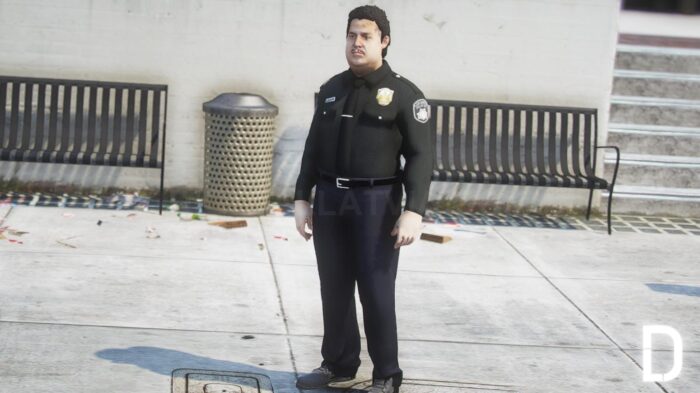Fat Police Sheriff