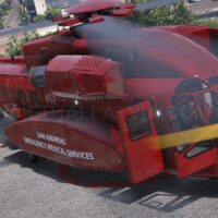 Buckingham DH-7 Iron Mule EMS Helicopter | Template