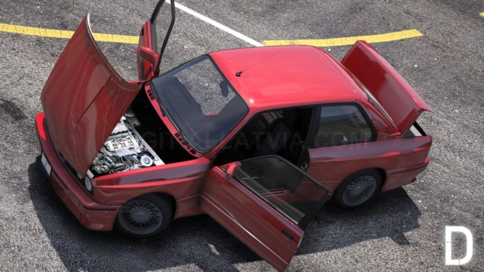 BMW M3 E30 1990 | Debadged | Template | Tuning