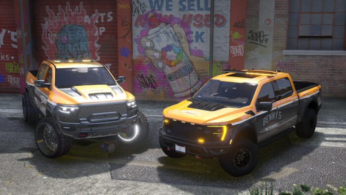 Benny's Mechanics Debadged Car Pack | 10 VEHICLES | Templates