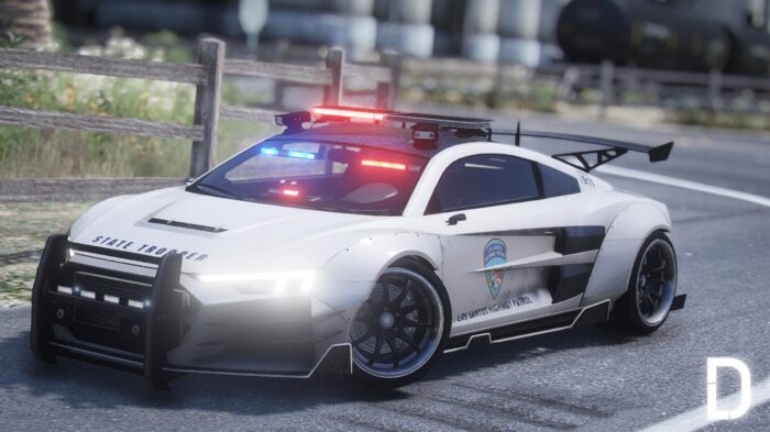 Highway Patrol Police Vanilla Car Pack | 5 Vehicles | Templates