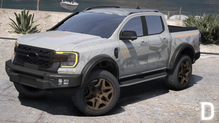 Ford Ranger Wildtrak 2023 | Debadged | Template