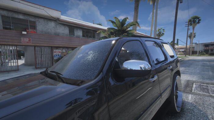 Chevrolet Tahoe LTZ 2014 Donk | Debadged | Template