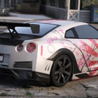 Nissan GTR R35 2012 RHD | Debadged | Tuning | Template | Custom Sound