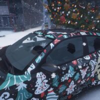 Dodge Charger Hellcat Christmas | Template | Debadged