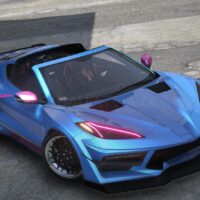 Chevrolet Corvette C8 | Debadged | Template